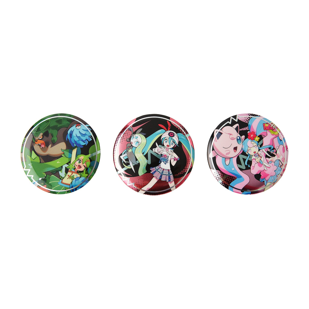 Authentic Pokémon Can Badge Set featuring Normal/Flying-type Pidgeot from Japan