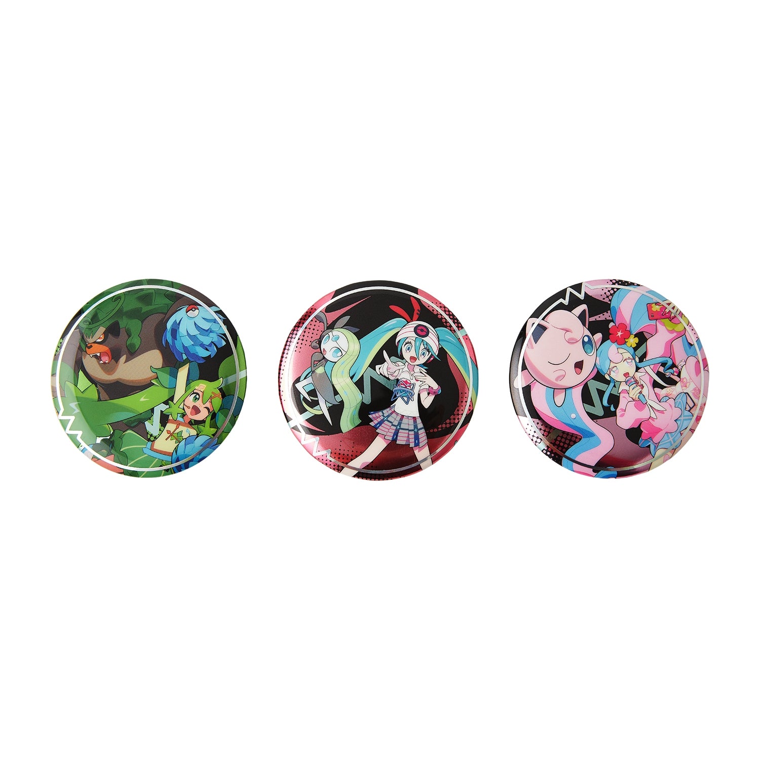 Authentic Pokémon Can Badge Set featuring Normal/Flying-type Pidgeot from Japan