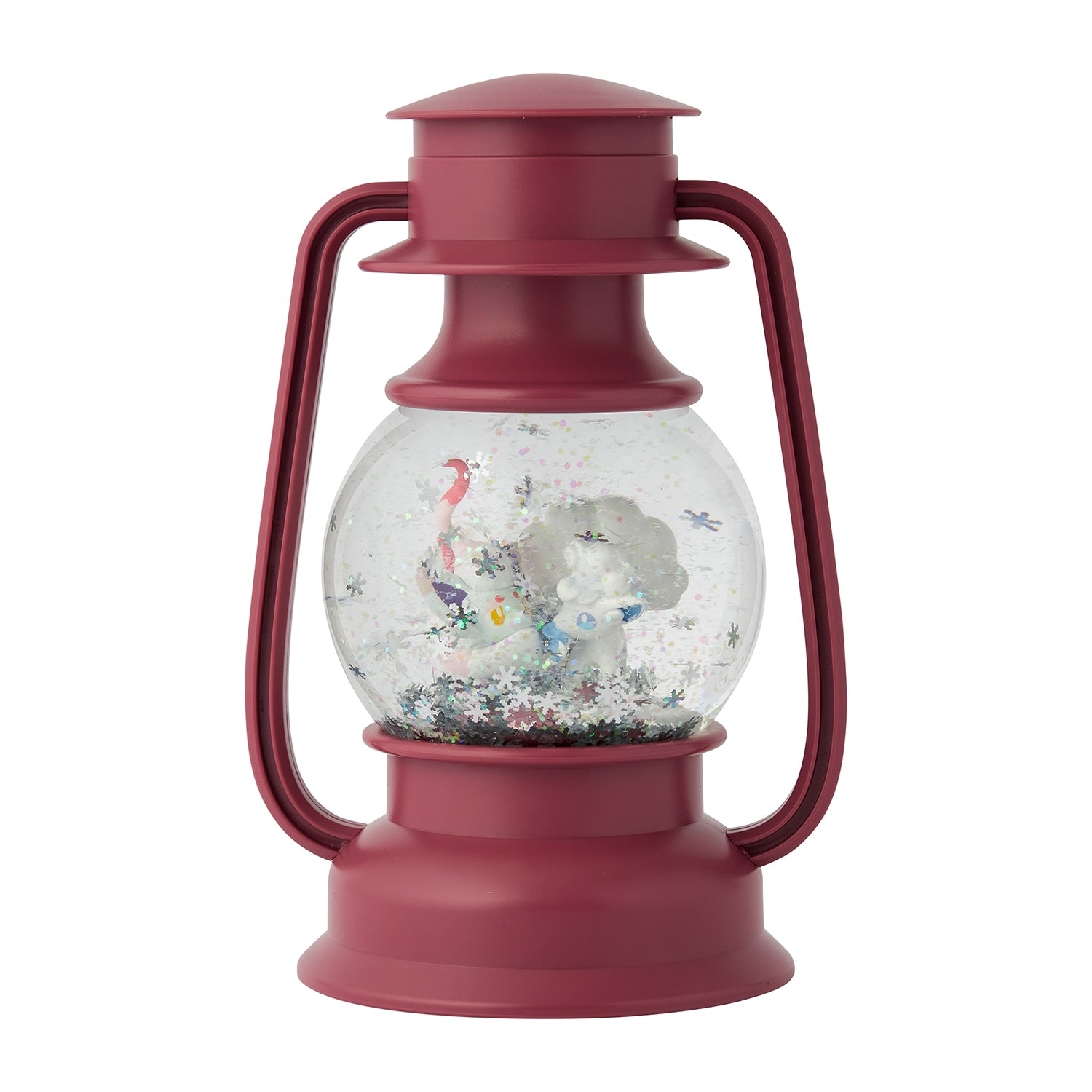 Lantern style snow globe Snowy Gathering