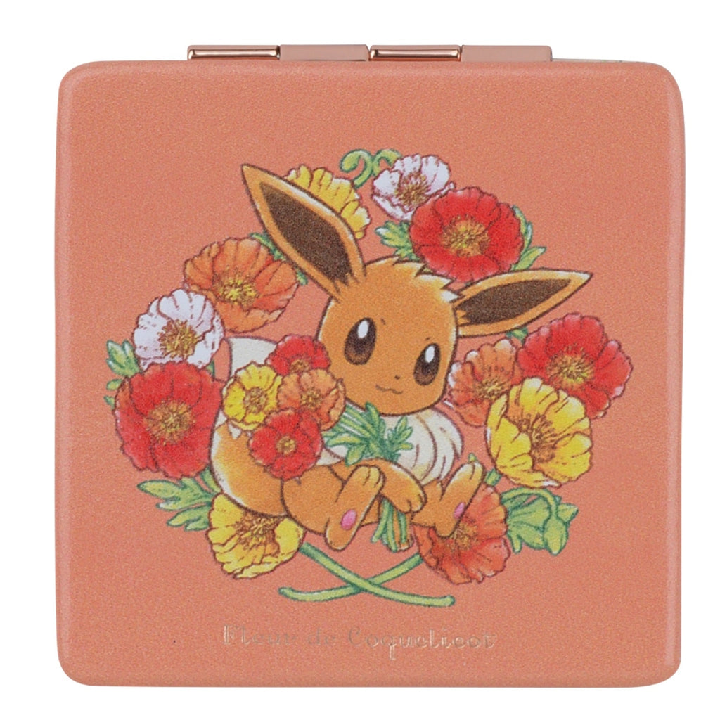 Pokemon Hand Mirror Fleur de Coquelicot with floral design from Japan