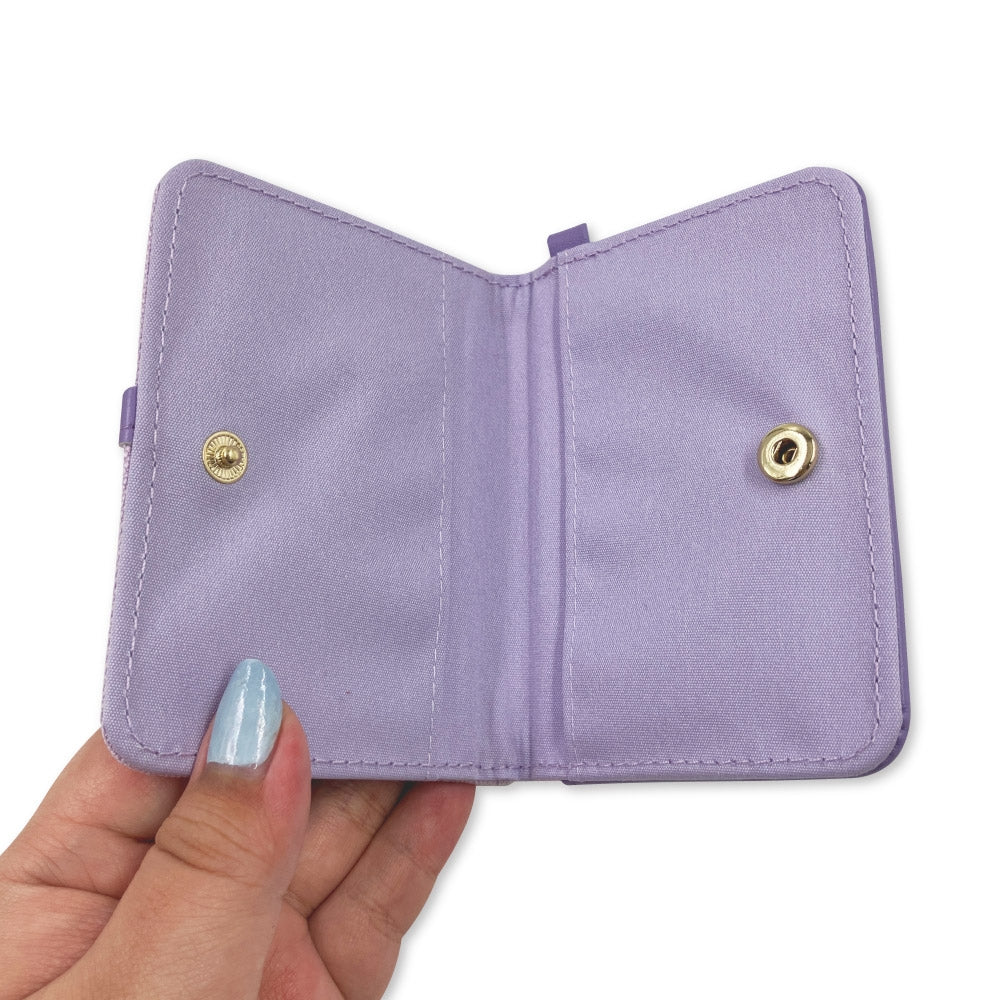 Bi-fold pass case Hyokkori emblem Numera