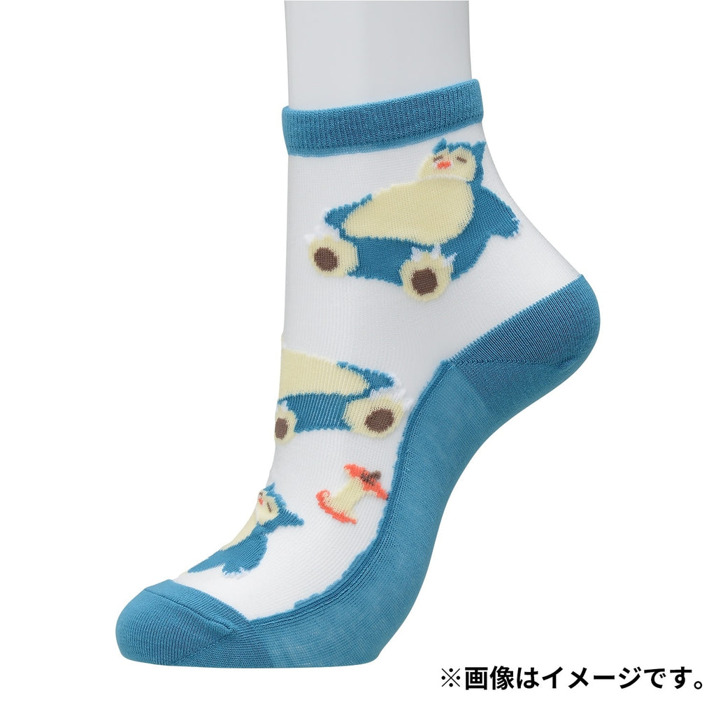 [Choice] Middle socks see-through Snorlax (23-24cm)