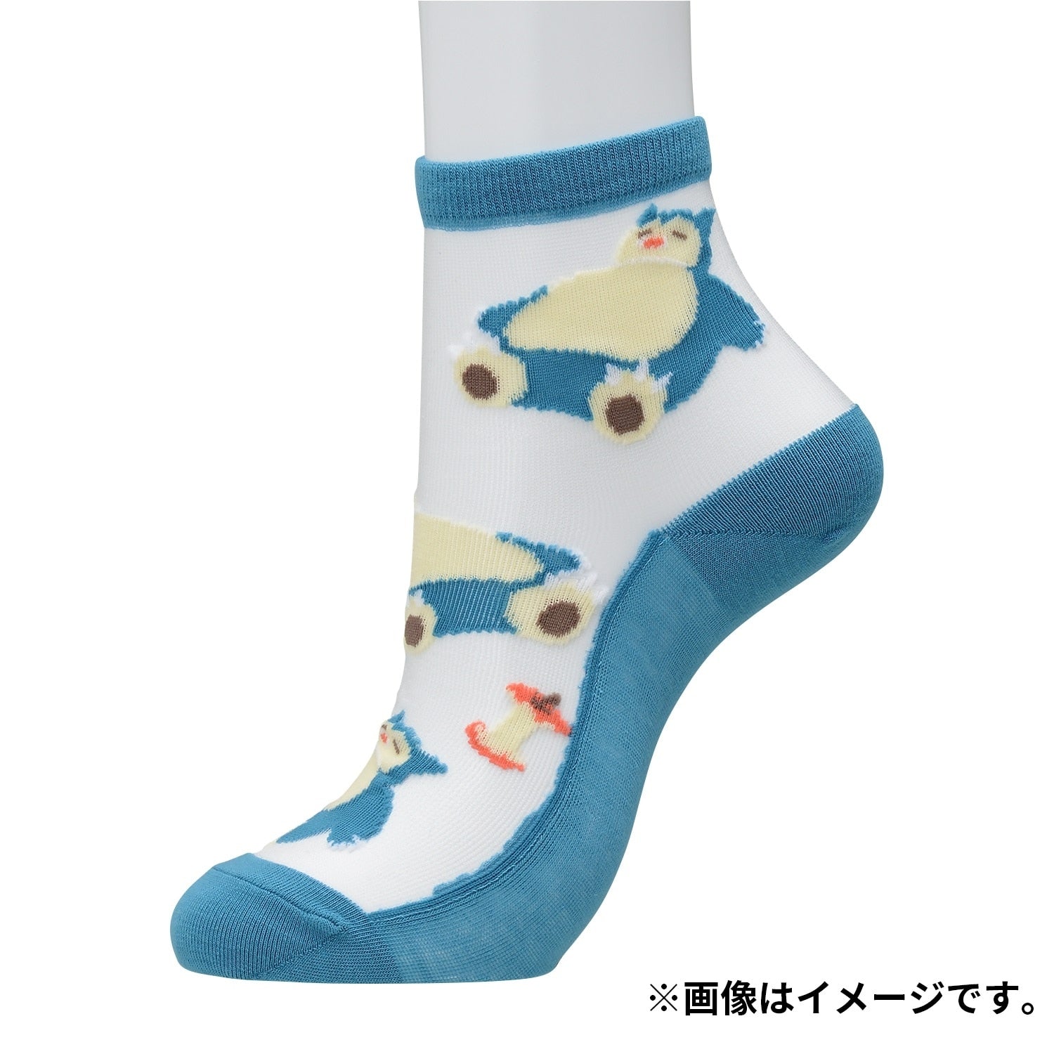 [Choice] Middle socks see-through Snorlax (23-24cm)