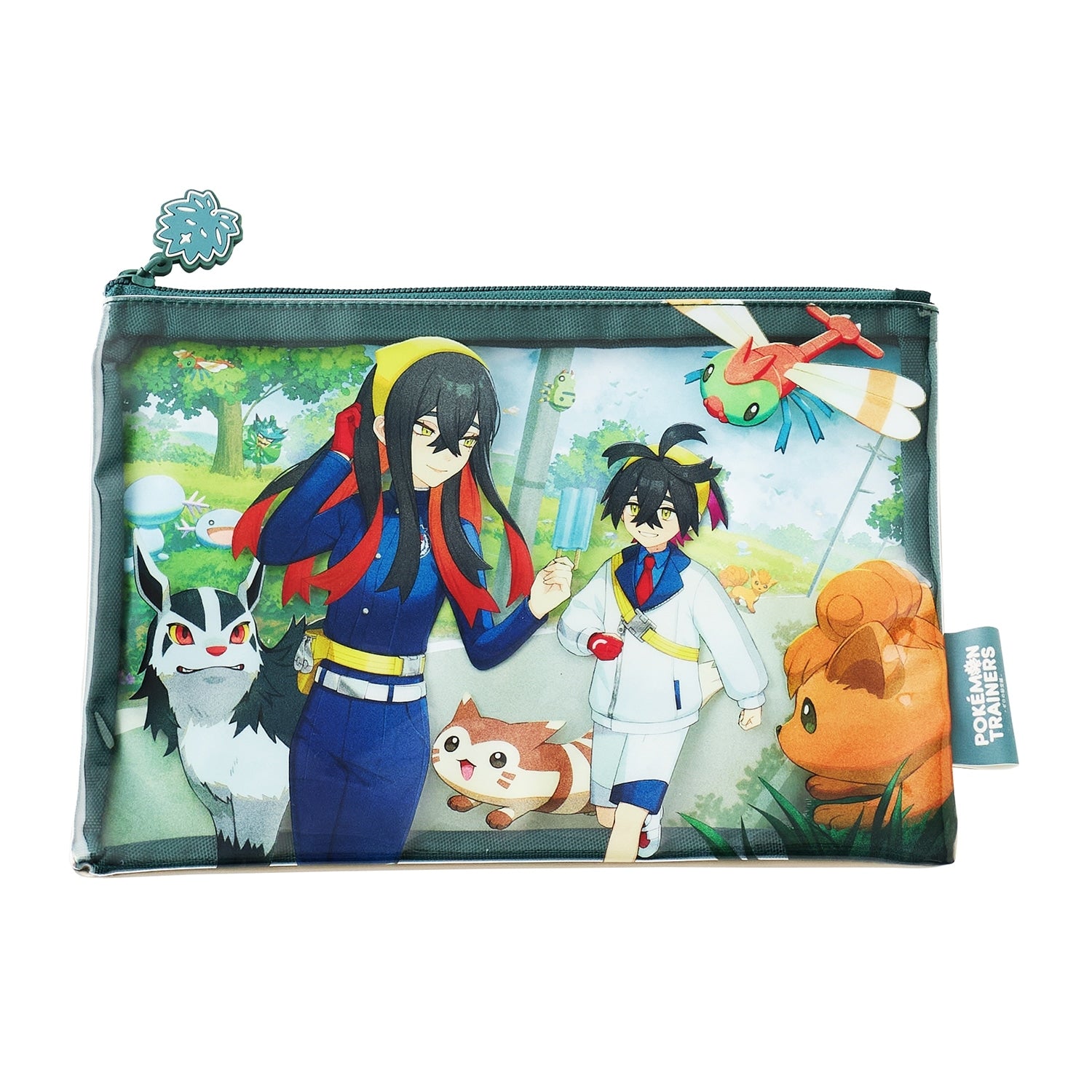 Clear Pokemon Trainers pouch from Japan, featuring Kitakami no Sato design