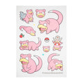 Cloth sticker irodo Yadon & Yadoran & Yadoking