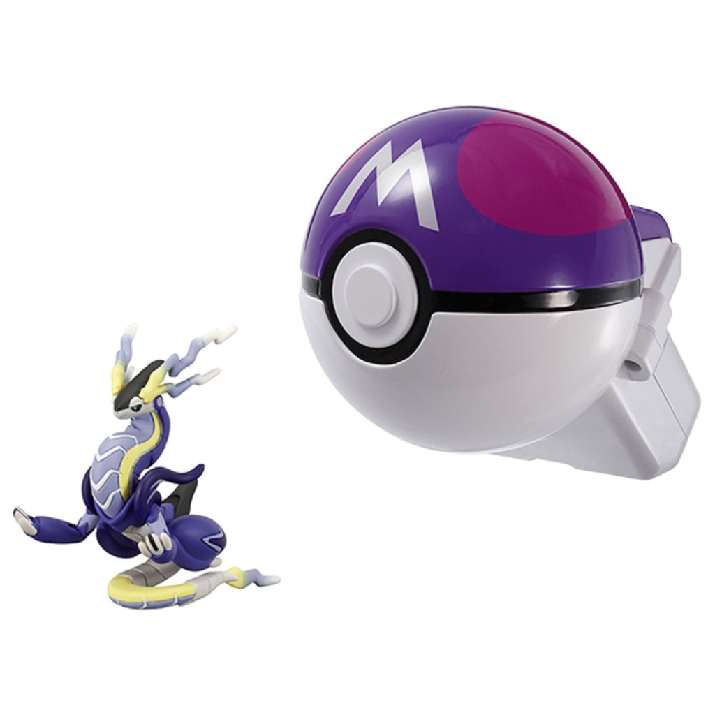 Detailed Moncolle Poketorze Miraidon Master Ball figure from Japan, must-have for collectors