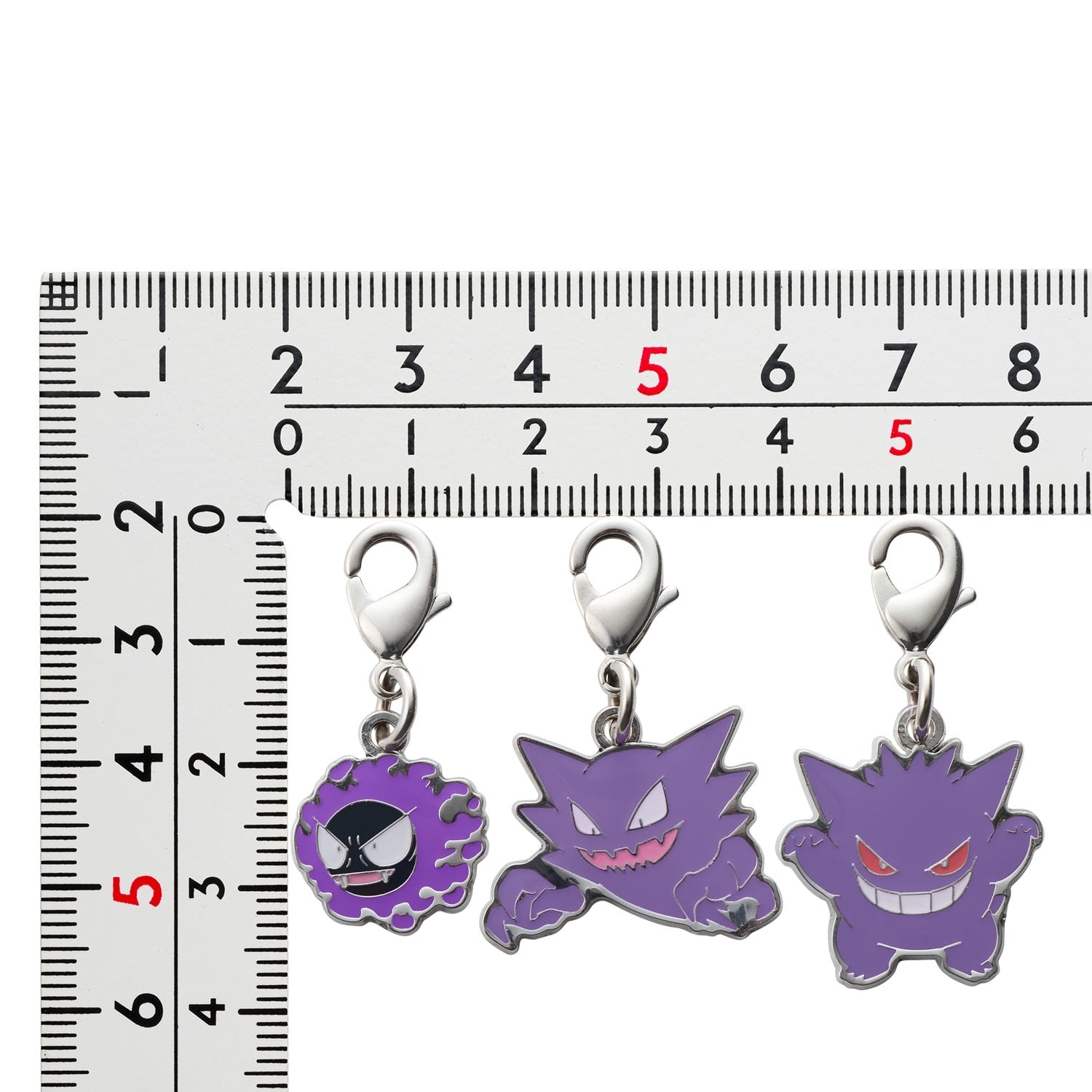 Pokemon Metal Charm 092/093/094 from Japan, showcasing authentic collector item