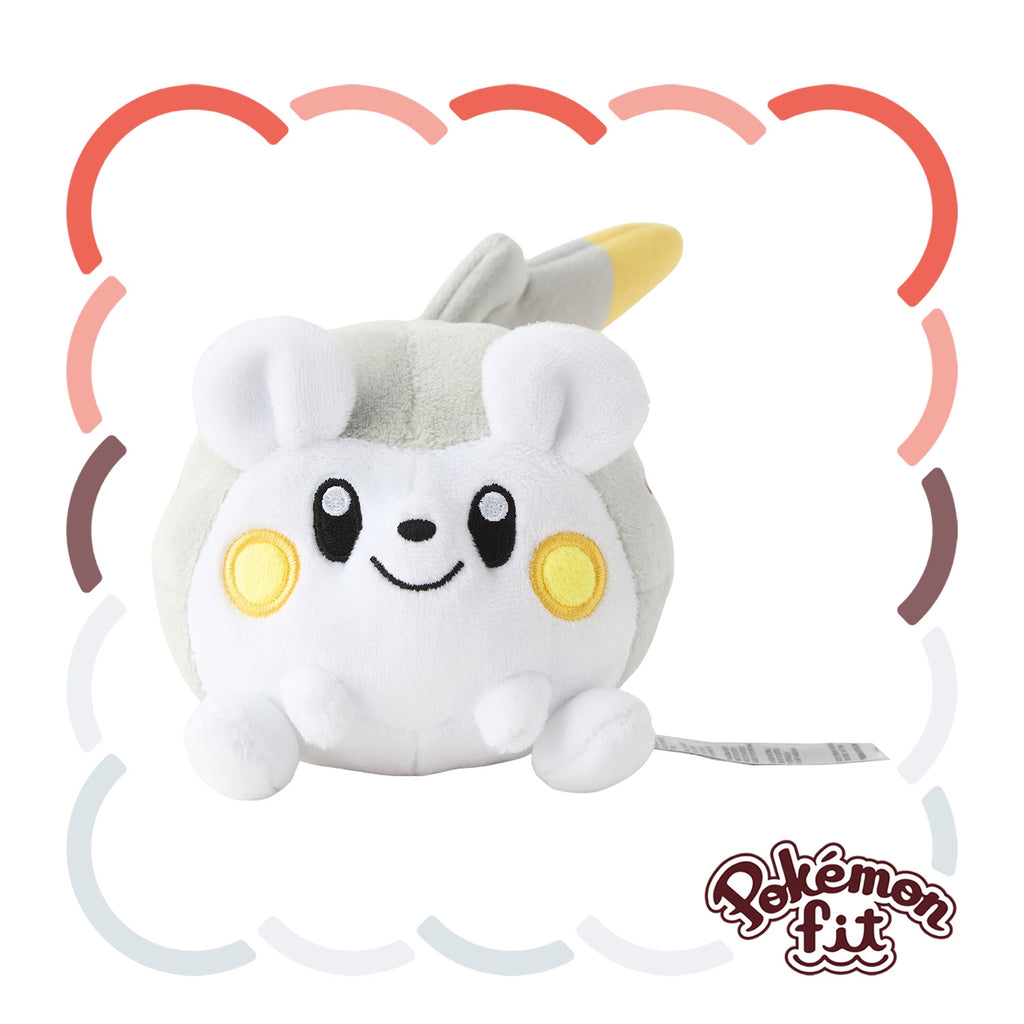 Togedemaru plush from Japan, cute Pokémon character with brown and white details