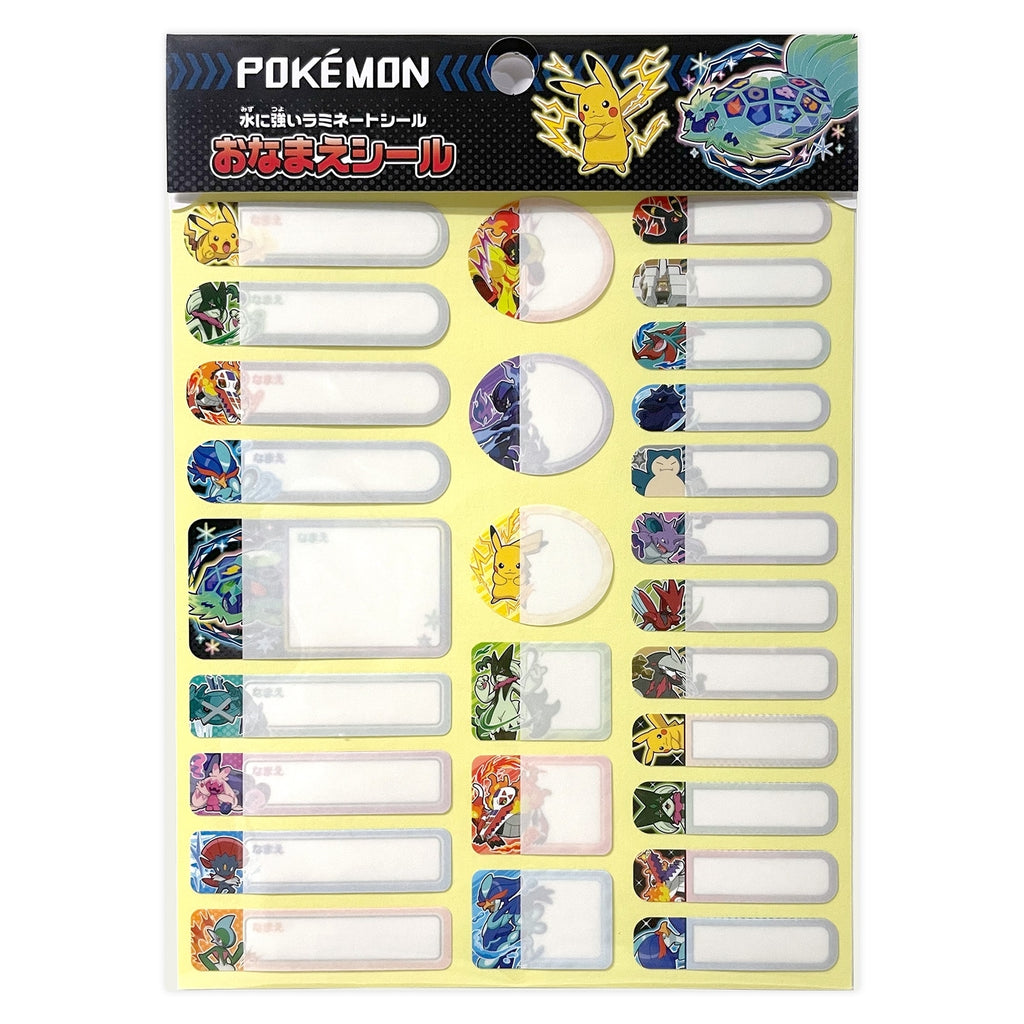 Pokemon Name Sticker 2025, colorful anime design from Japan