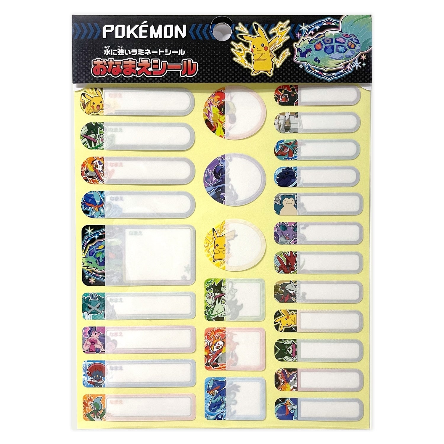 Pokemon Name Sticker 2025, colorful anime design from Japan