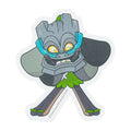 Pokemon Sticker Ogrepon with official artwork from Japan