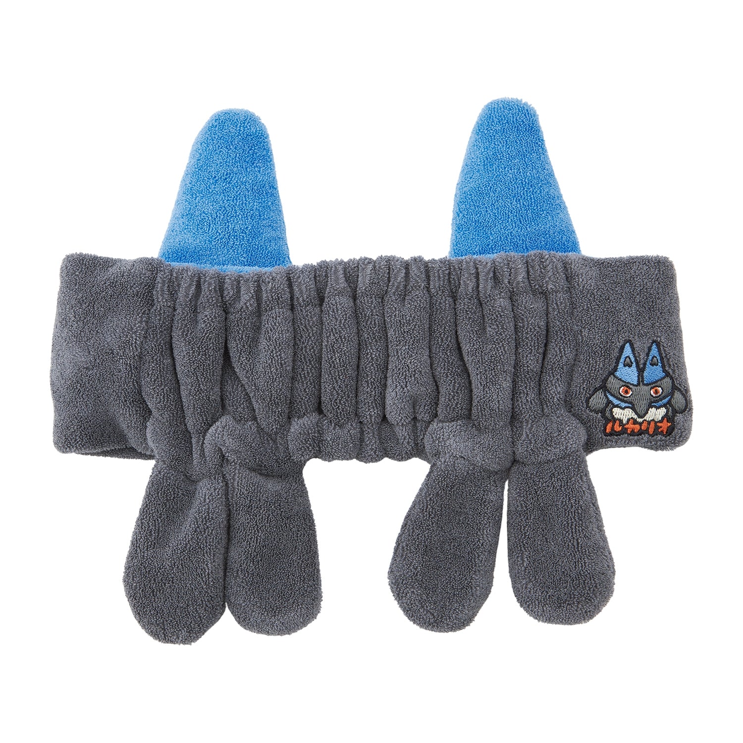 Pokémon Lucario hair band on a mannequin head, shipped from Japan