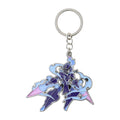 Sawblaze keychain figure from Japan, featuring Fire Blades Pokémon design