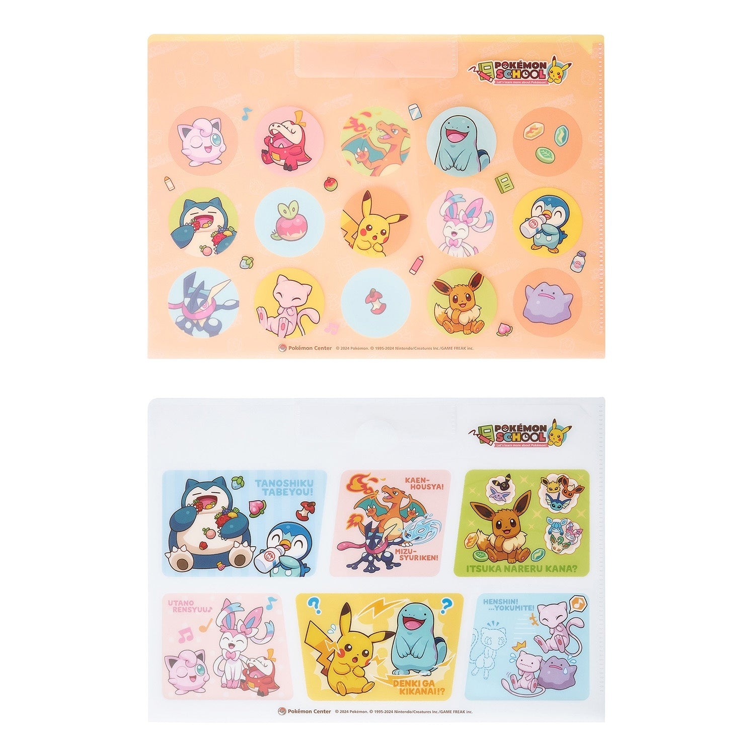 Set of 2 unforgettable files POKÉMON SCHOOL