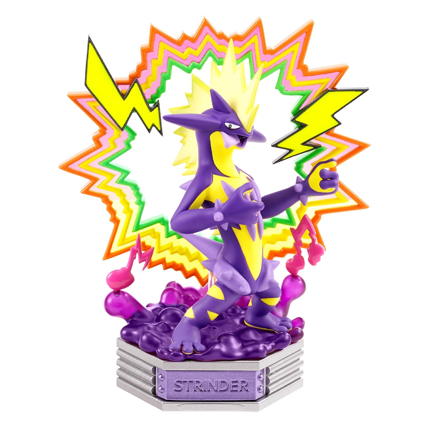 Japan-made POKÉMON NEON PARTY BOX, collectible box with neon accents