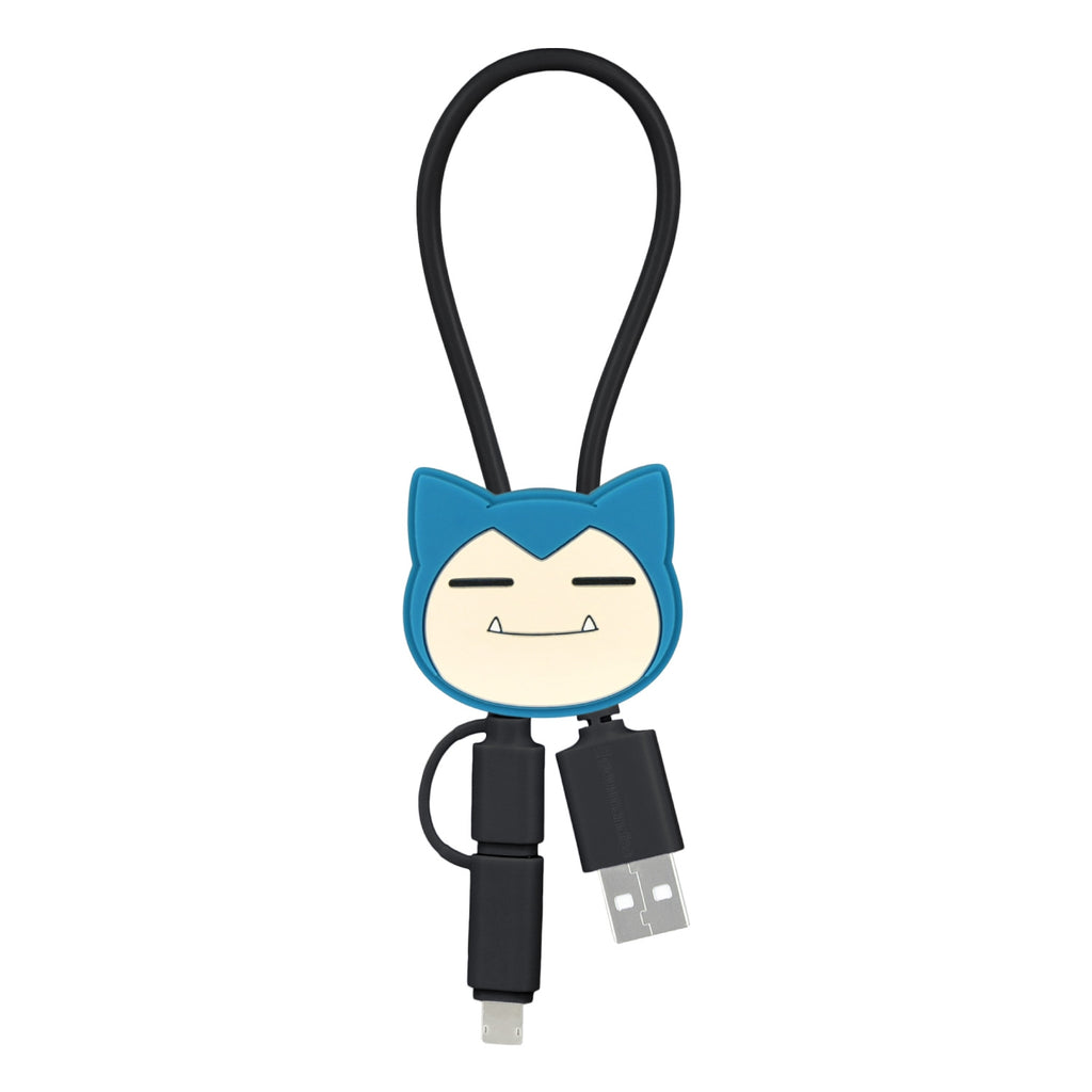 Multi-charging cable with mascot cover Snorlax