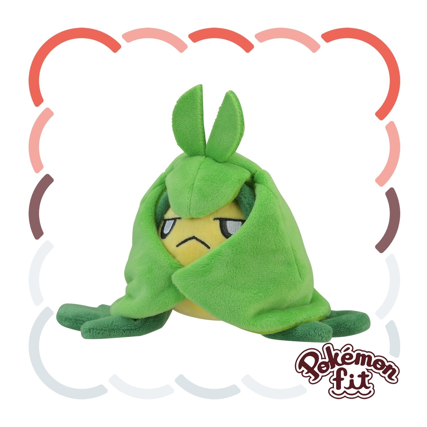 Pokémon fit Swadloon (#541) Official Plush – Pokémon Center Japan