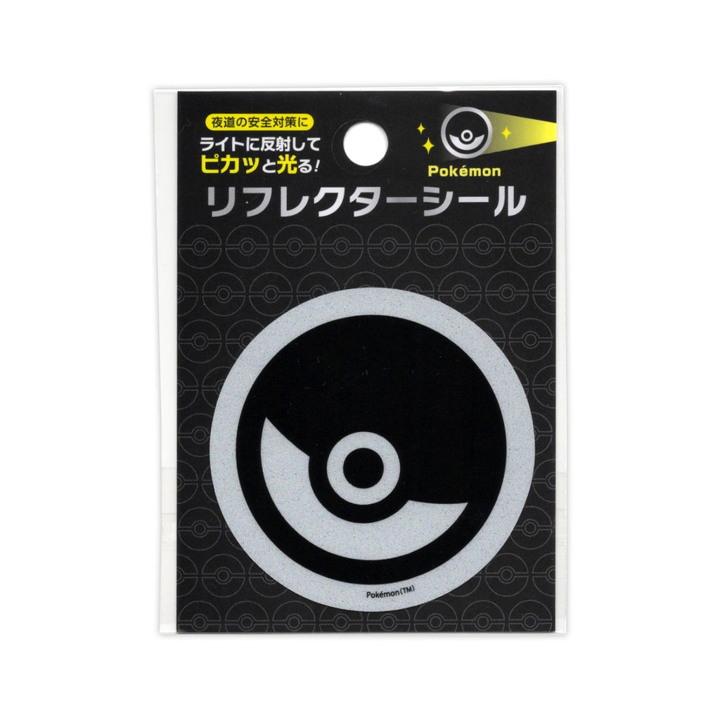 Reflector Seal Poké Ball sticker from Japan with shiny reflective surface