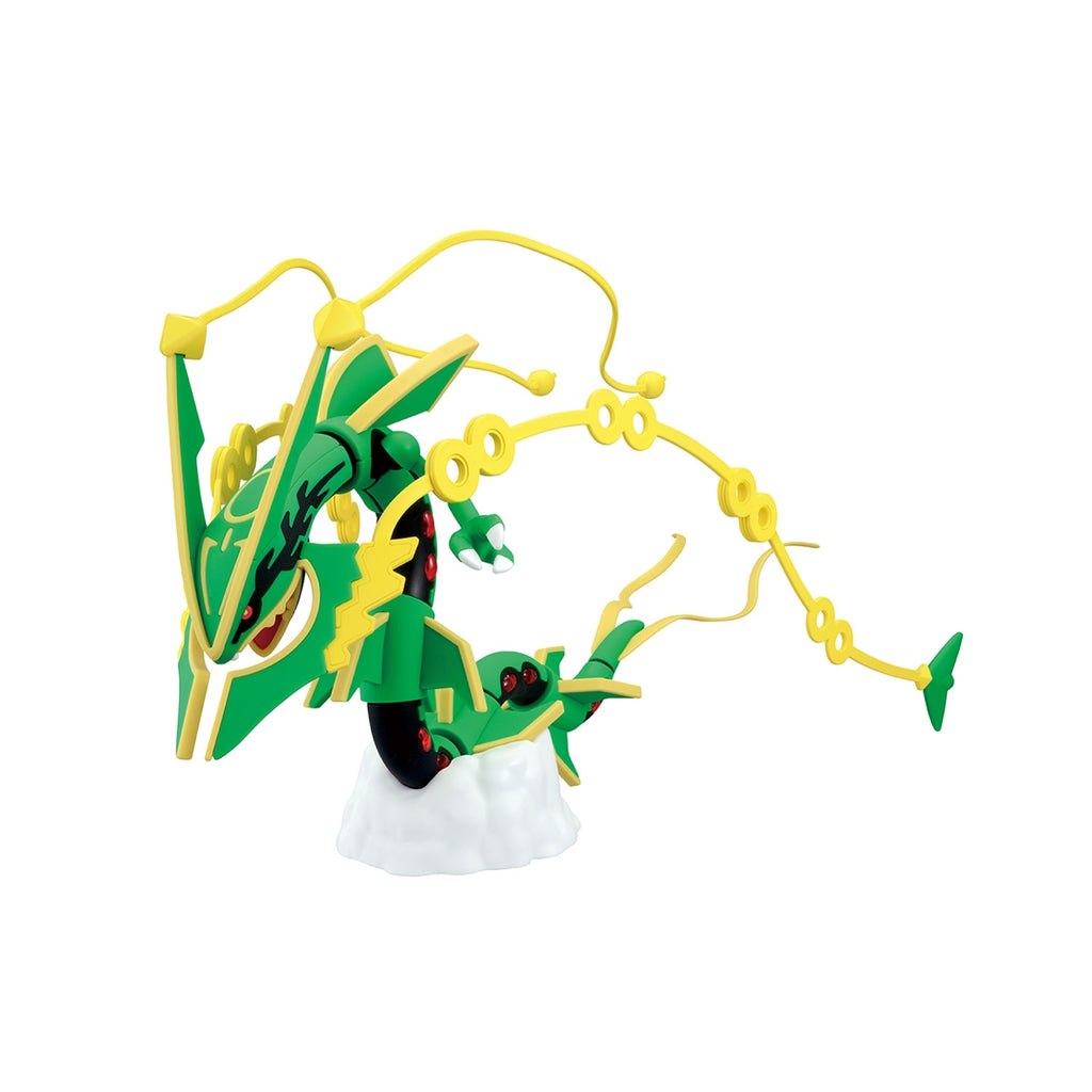 Mega Rayquaza model from Japan with vibrant colors and intricate design