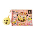 Clear pouch & macaron pouch set Pokémon Cafe & Pikachu Sweets