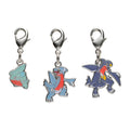 Pokemon National Encyclopedia metal charm #443, #444, #445 from Japan, detailed metalwork