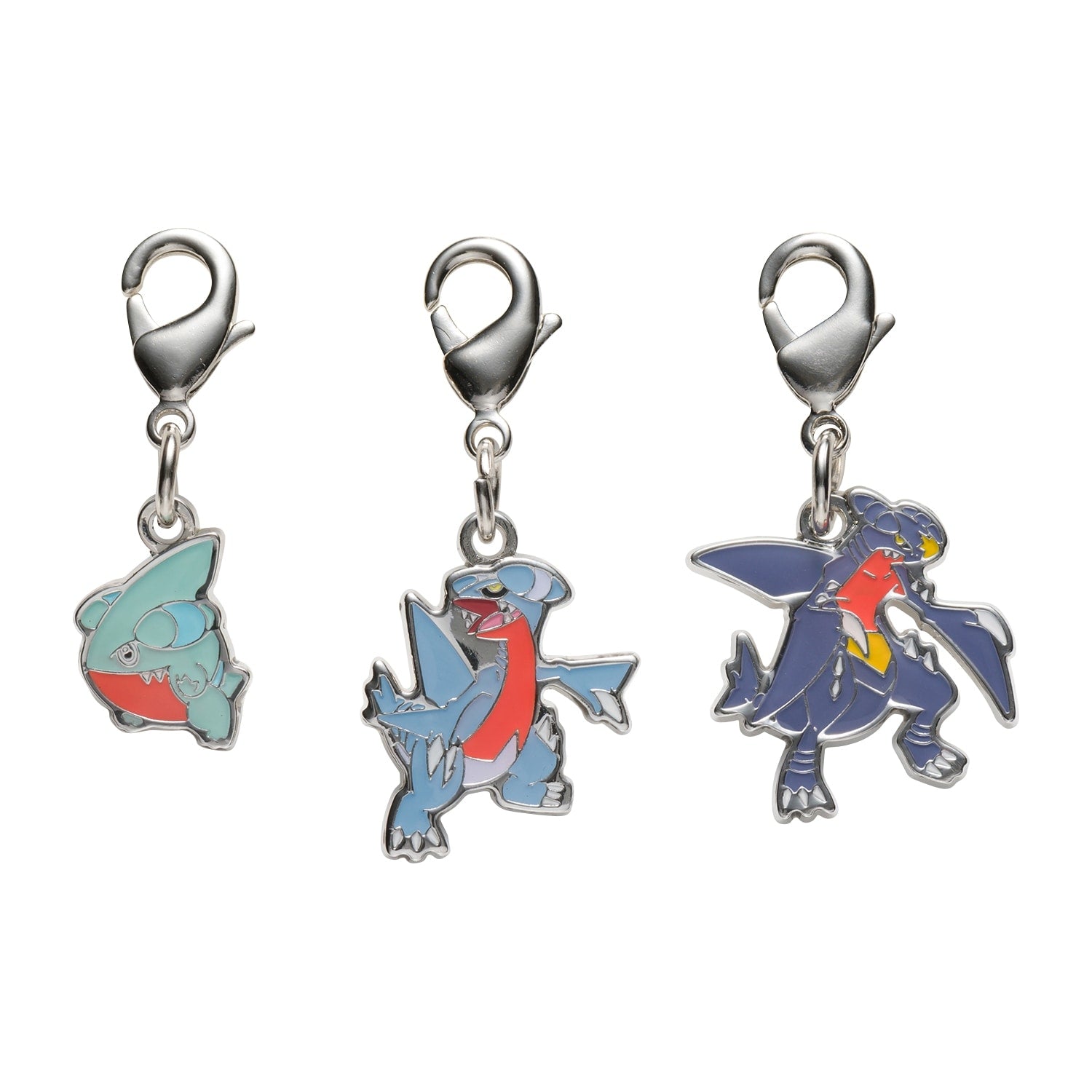 Pokemon National Encyclopedia metal charm #443, #444, #445 from Japan, detailed metalwork