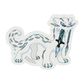 Chien-Pao Pokemon sticker from Japan, featuring Dark/Ice-type Ruinous Pokemon