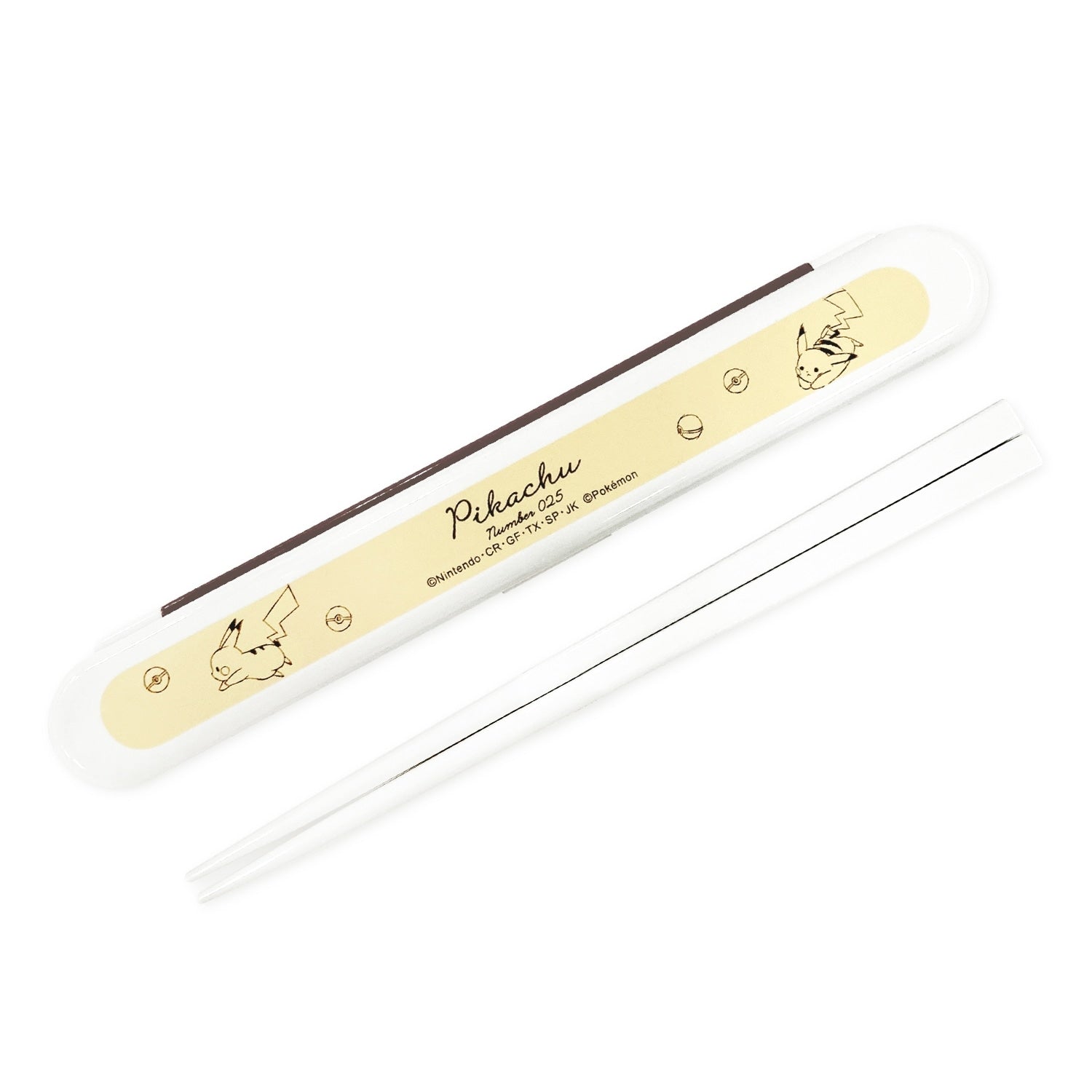 Chopstick box set “Pikachu number025” yellow