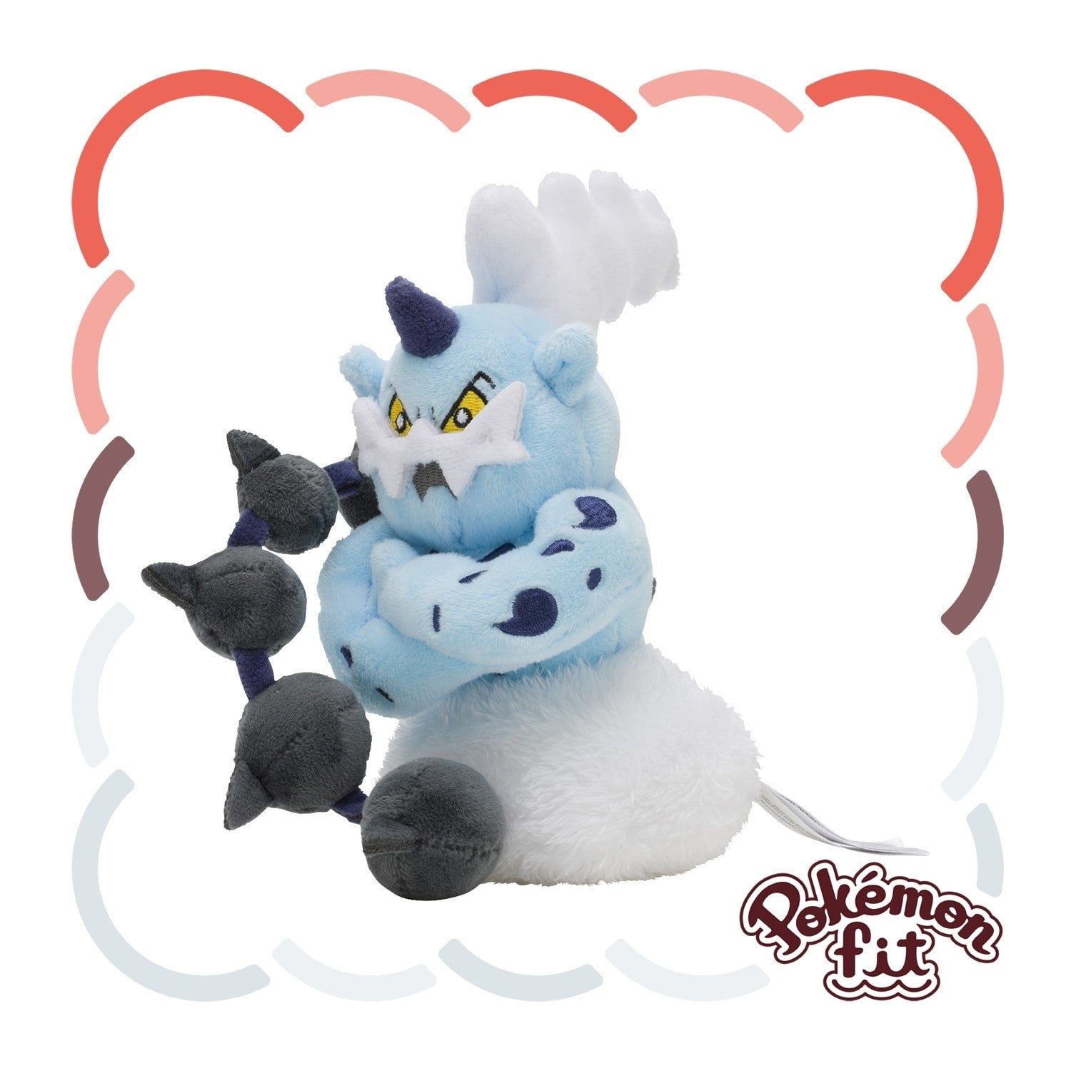 Pokémon fit Thundurus Incarnate Forme #642 Official Plush Japan