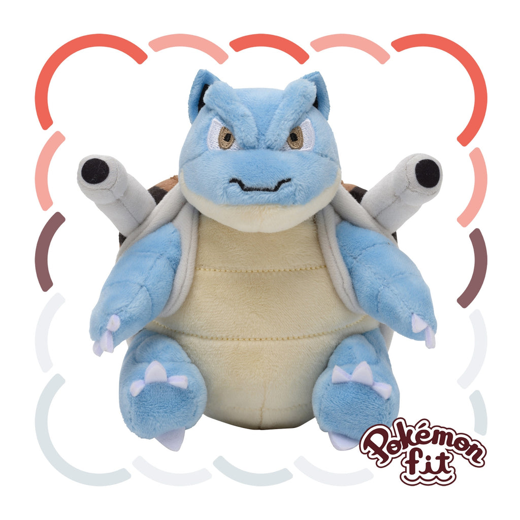 9 Plush Pokémon fit Blastoise Vendor plushie from Japan with detailed design