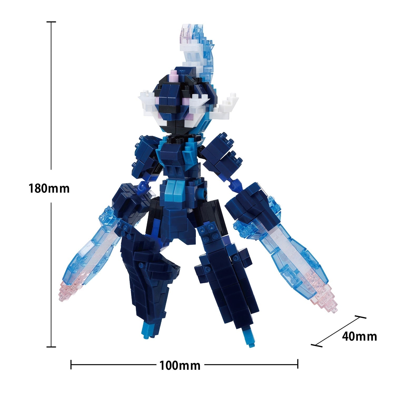 Nanoblock Soublaze RS Pokemon collectible, authentic Japan item, detailed figure design