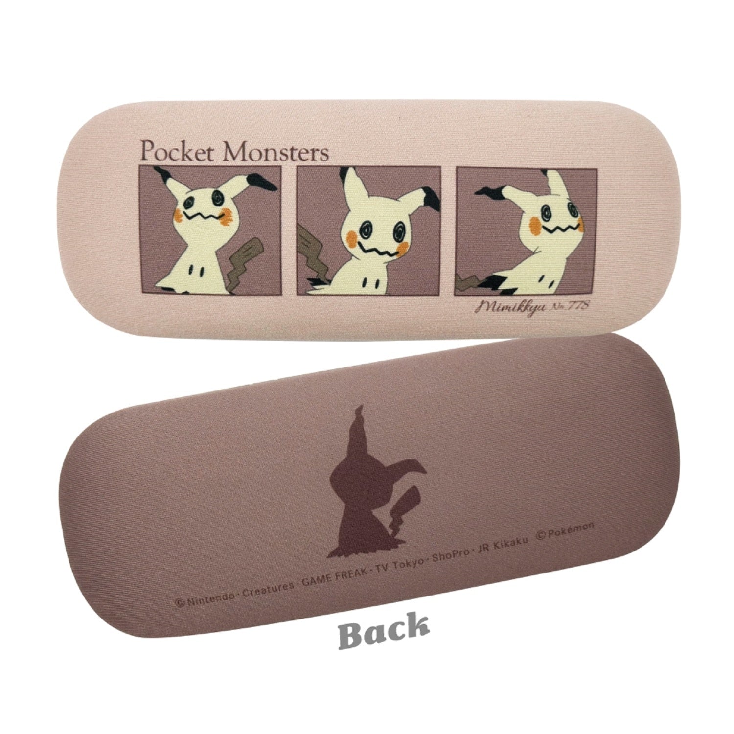 Official Pokemon Center Japan Mimikyu glasses case with high-quality materials