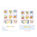 Pokemon Clear Sheet Memo with colorful design from Japan