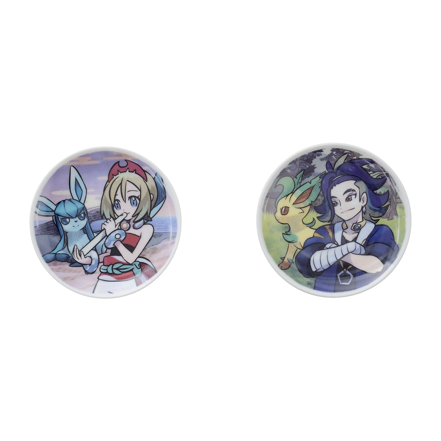 Small plate set of 2 HISUI DAYS Seki & Kai