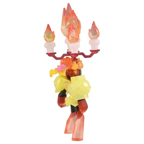 Back view of Moncolle Honoo Terrace Glen Alma figure with official Pokemon logo from Japan