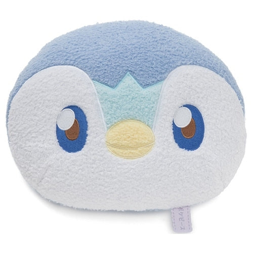 Pochama plushie face cushion with cute expression from Japan