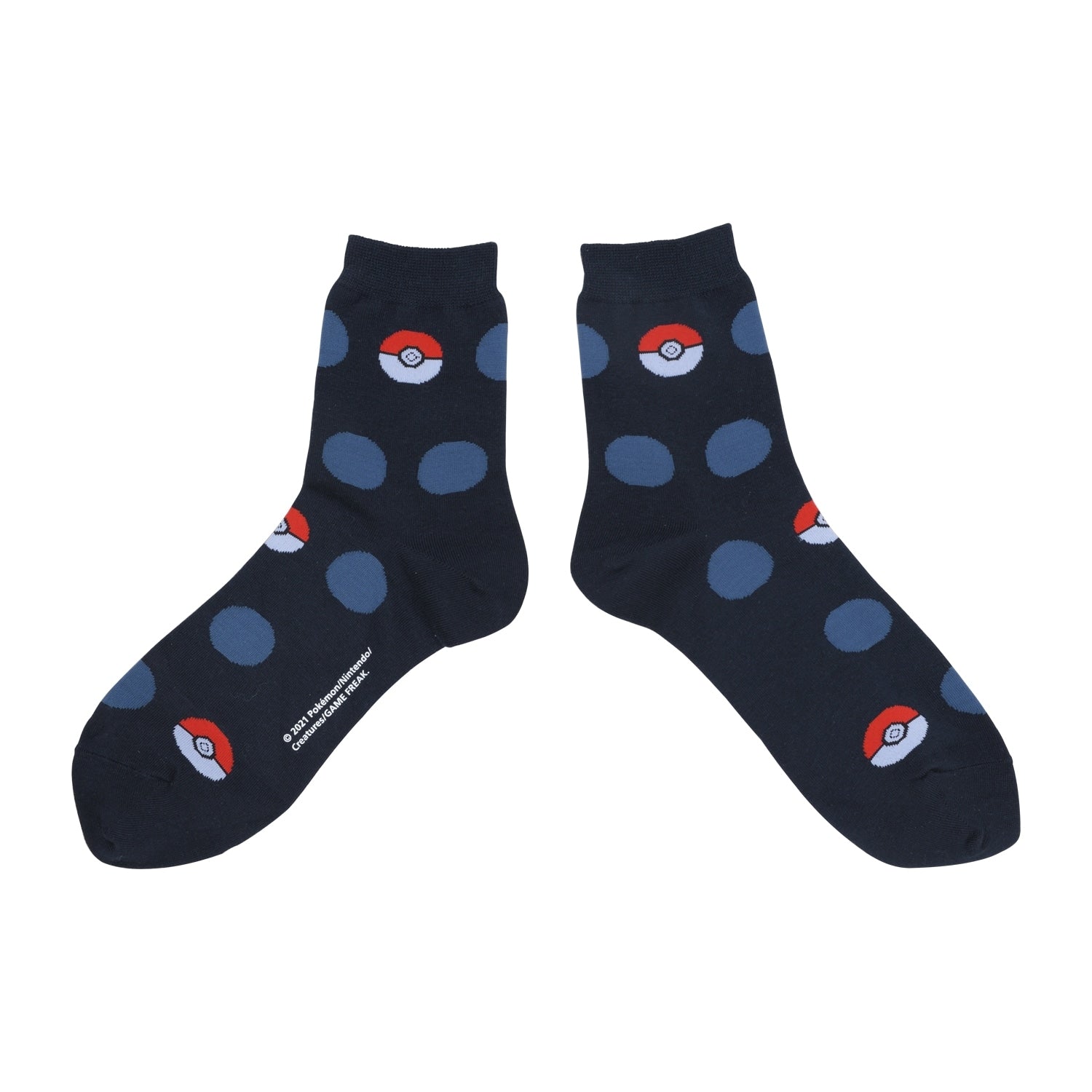 [Choice] Middle Socks Poké Ball Dot BL (25-27cm)