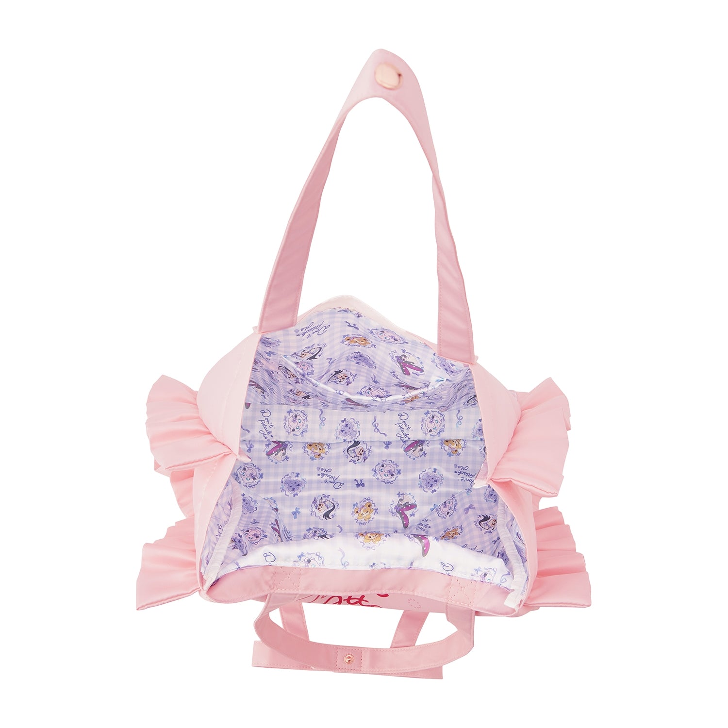 Frill tote bag Don’t Attack Me