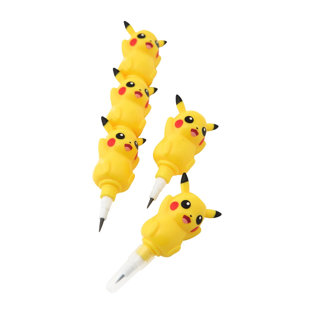 Collectible Pikachu Rocket Pencil, showcasing a cute Pikachu face from Japan