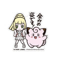 B-SIDE LABEL Pokemon Sticker BIG Lillie & Pippi