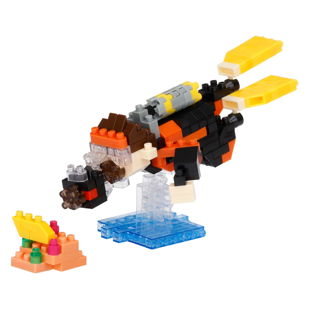 nanoblock scuba diving
