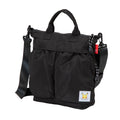 Monpoke Root Tote Square Puff Tote Black