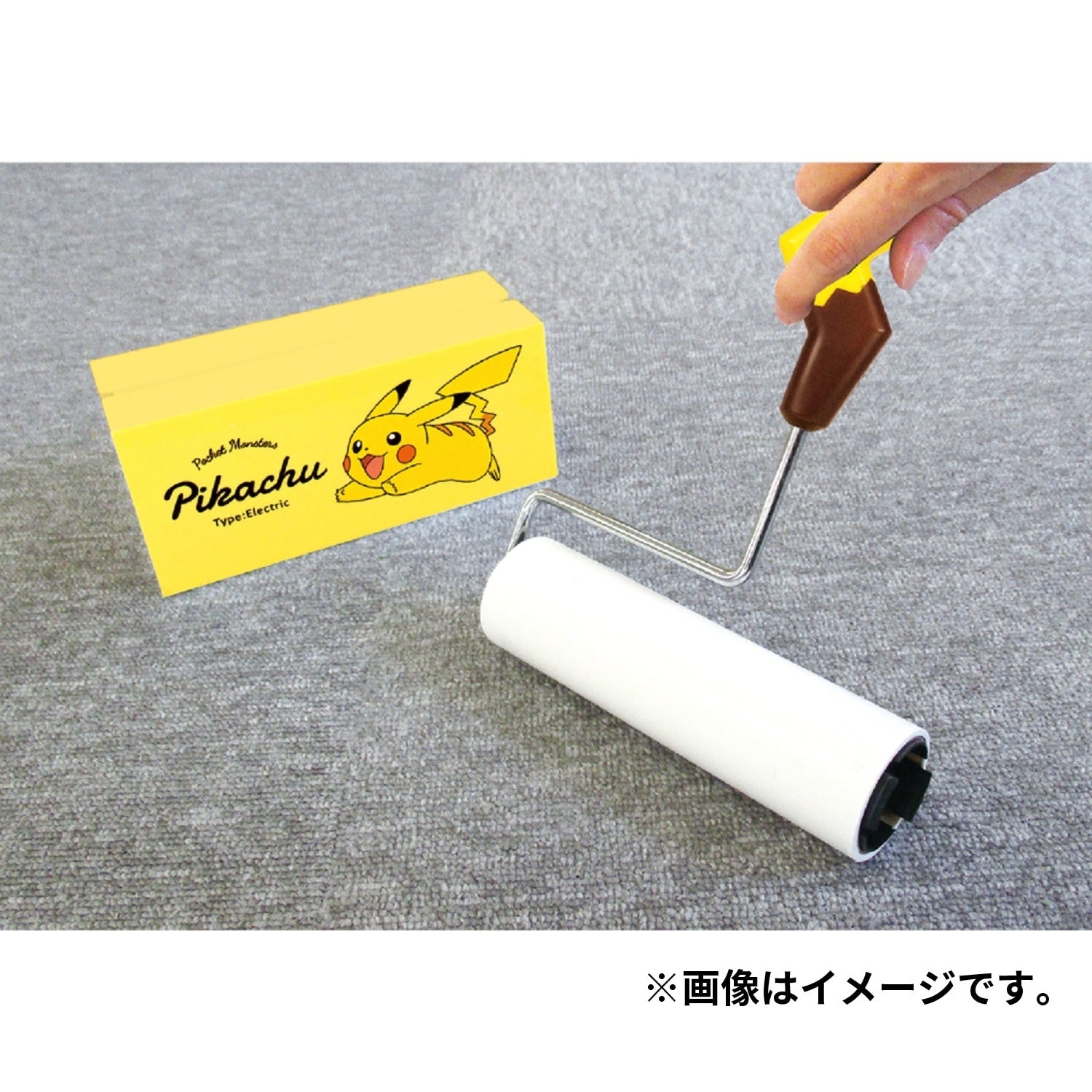 Die-cut CharaCoro Cleaner Pikachu