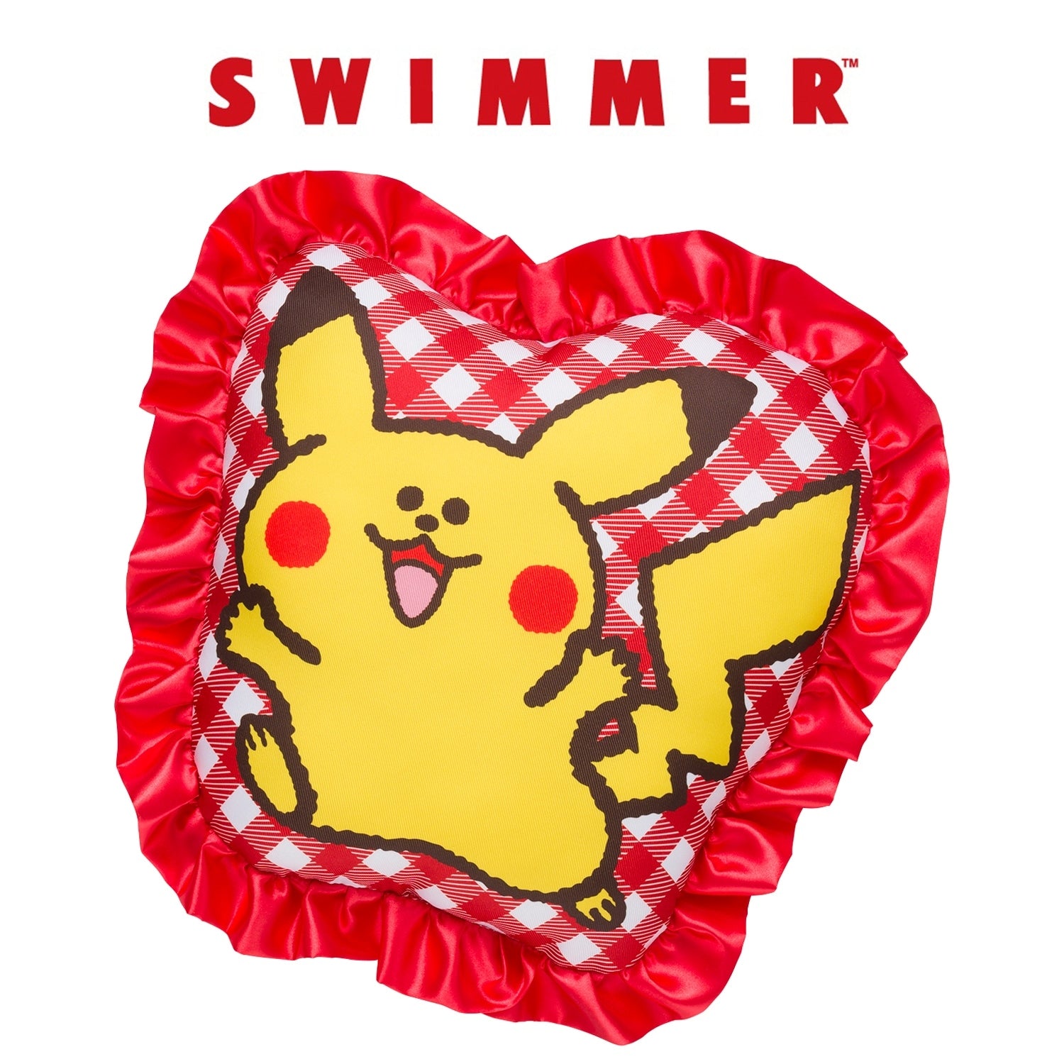 SWIMMER Cushion Henteko Cute Pikachu