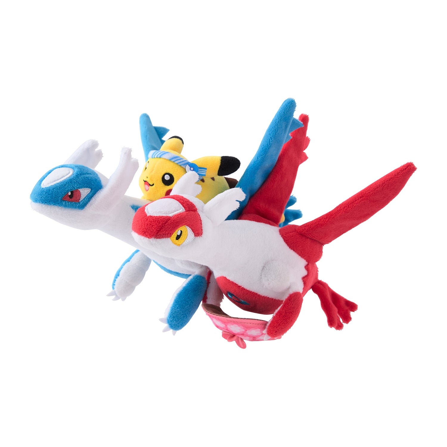 Latios Plush from Japan with vibrant blue wings