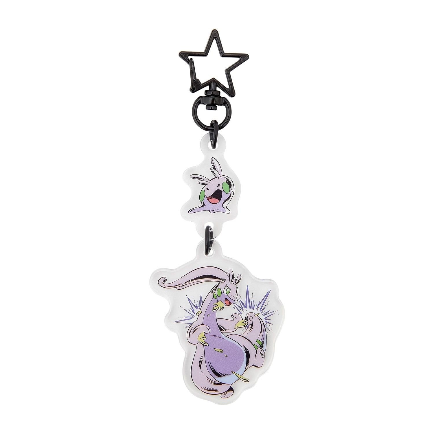 SECRET of MIGHT Numera & Numergon double acrylic keychain from Japan, featuring official Pokemon artwork