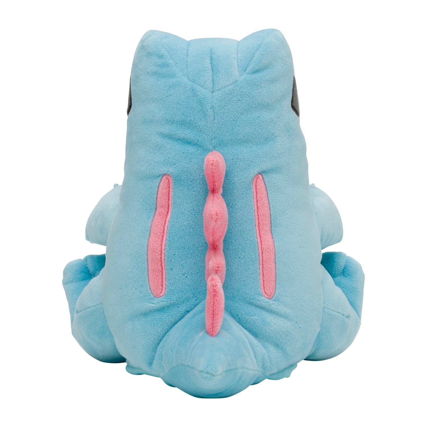 Close-up of Biting Corps Crocodile plushie, authentic Japanese product
