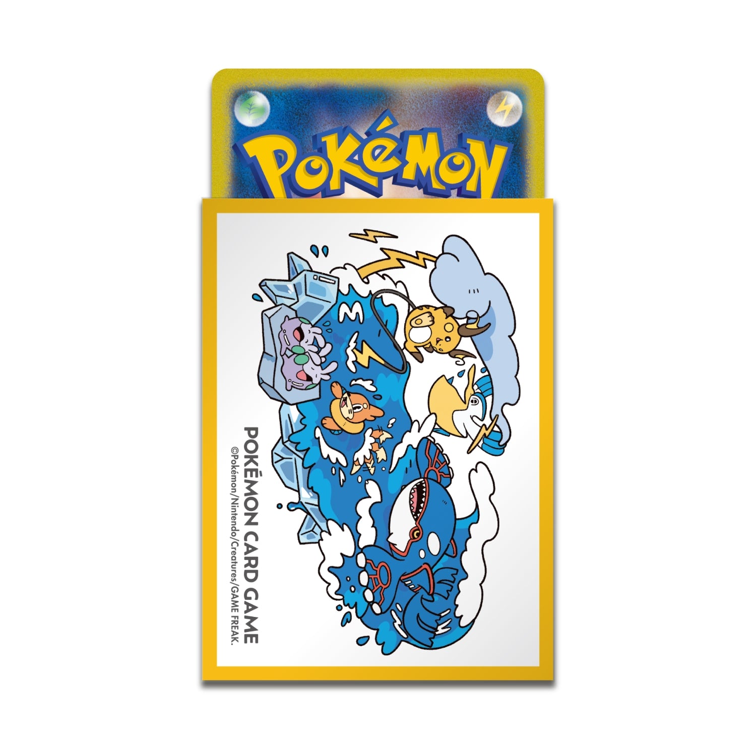 Pokémon TCG Deck Sleeves OTENKI TEAM Amefurashi Yellow | Japan Exclusive