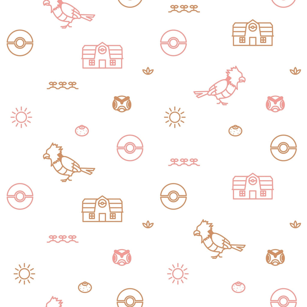 Authentic SARASA Pokémon Shirts Japan, showcasing Spearow's Tiny Bird Pokémon design