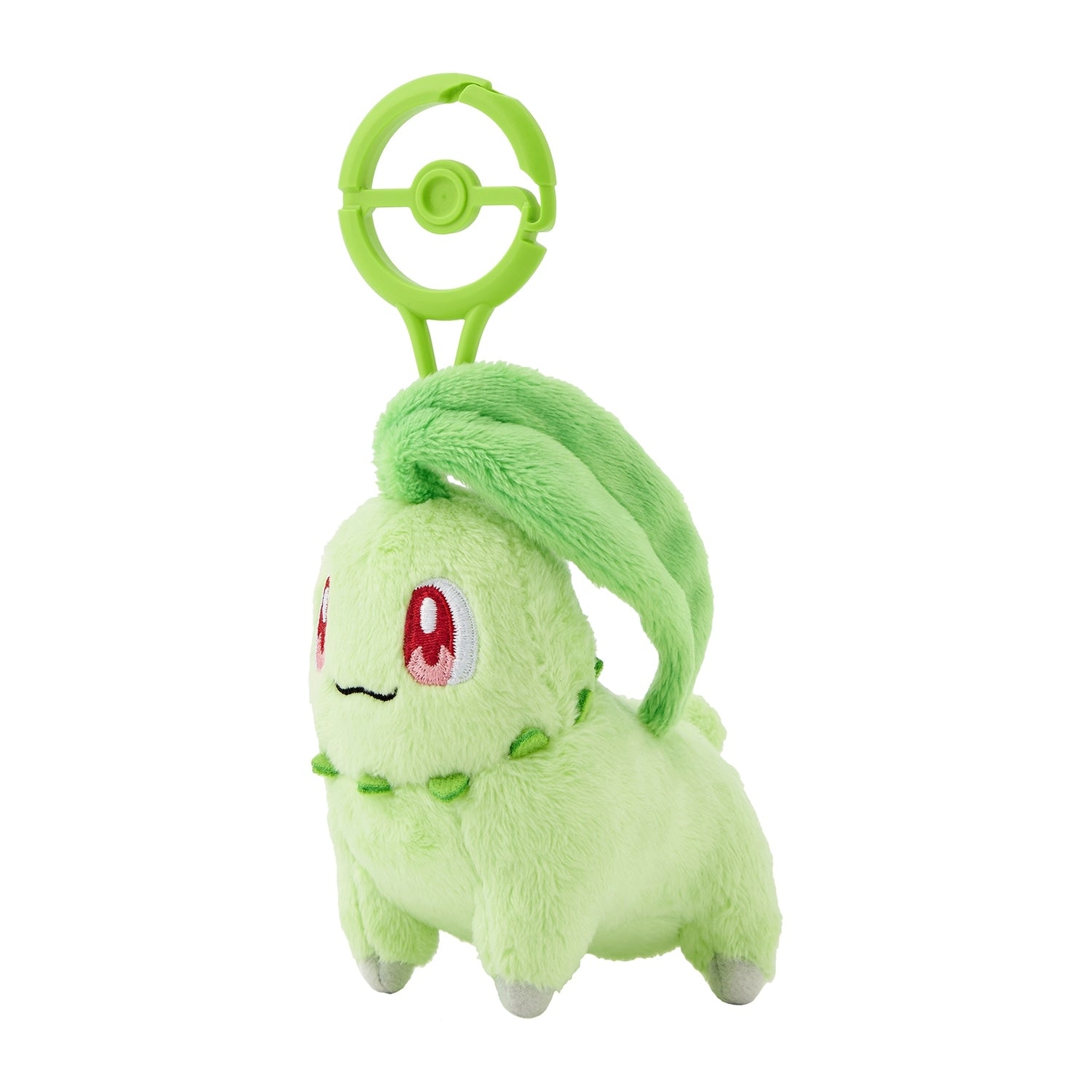 Chikorita #152 Mascot Plush with Carabiner Clip | Pokémon Center Japan